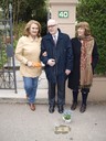 verlegung von stolpersteinen für edmund und malvine husserl