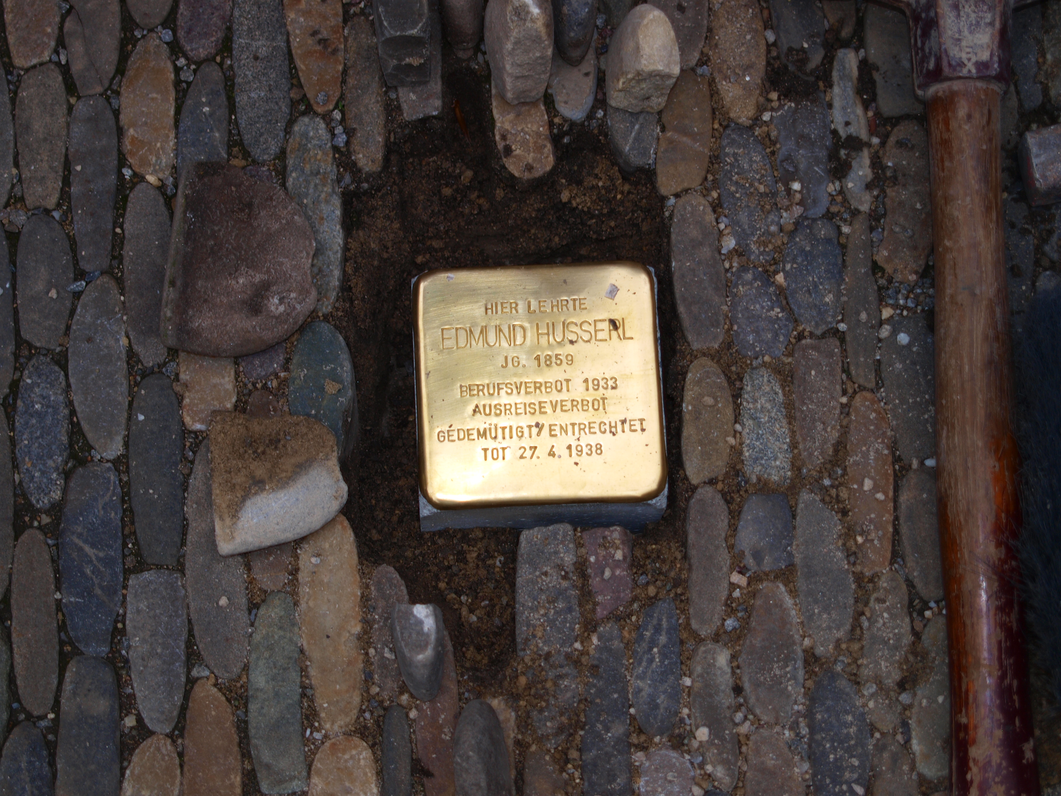 Stolperstein für Edmund Husserl (KG1)